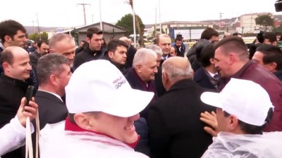 meclis baskani - Binali Yıldırım, Ömerli'deki Alphin Hindi Fabrikasını ziyaret etti (2) - İSTANBUL Videosu