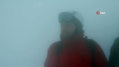 kar yagisi -  Hayalini 2 bin 800 metrede gerçekleştirdi  Videosu