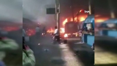 tren istasyonu -  - Mısır’da Tren İstasyonunda Yangın Faciası: En Az 20 Ölü  Videosu