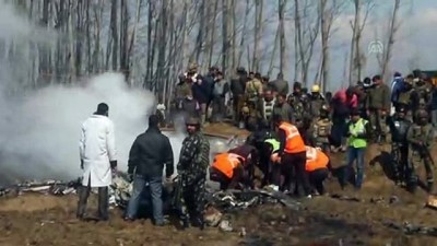 hava sahasi - Pakistan ile Hindistan arasında gerginlik - Savaş uçağı enkazı - KEŞMİR Videosu