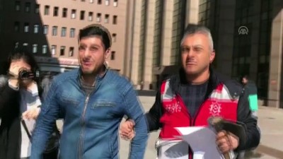 kirkoy - Adliyeye baltasıyla gelen kişi gözaltına alındı - İSTANBUL  Videosu