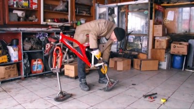 'Akdeniz'in Sibiryası'na kar bisikleti yaptı - KAHRAMANMARAŞ 