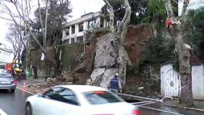 istinat duvari -  Beykoz’da bir istinat duvarı çöktü  Videosu