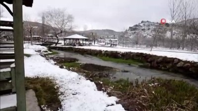  Bozüyük beyaz örtüyle kaplandı