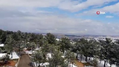 gunesli hava -  Gaziantep'in beyaza bürünen yüksek kesimleri havadan görüntülendi  Videosu