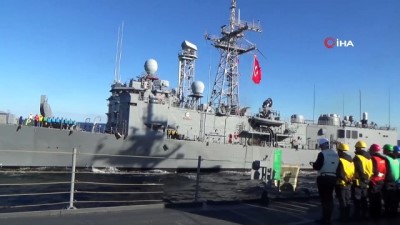 gemi personeli -  Mavi Vatan-2019 Tatbikat Akdeniz etabı devam ediyor Videosu
