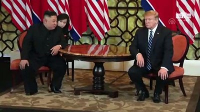 nukleer gorusmeler - Trump-Kim zirvesinin 2. günü başladı - HANOI  Videosu