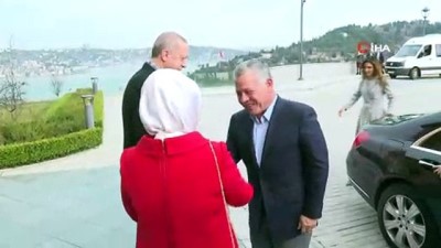  Cumhurbaşkanı Erdoğan, Ürdün Kralı 2. Abdullah ile bir araya geldi 