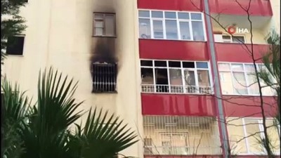  Kahramanmaraş’ta çıkan yangında ev küle döndü 