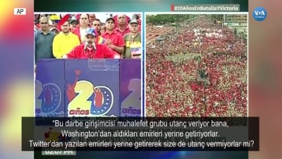 Maduro'dan Muhalefete: 'Washington'dan Emir Alıyorlar' 