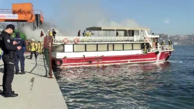 Bebek'te tekne yangını (2) - İSTANBUL 