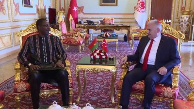  - TBMM Başkanı Binali Yıldırım, Burkina Faso Ulusal Meclis Başkanı Alassane Bala Sakande ile görüştü 