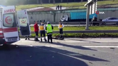  TEM Maslak FSM istikametinde bir araç motosikletle çarpıştı. Şiddetli çarpışma sonucu yola savrulan motosiklet sürücüsü hayatını kaybetti. Kaza nedeniyle bölgede yoğun trafik oluştu. 