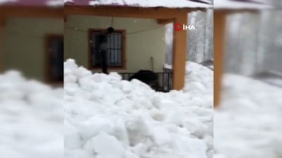 meteoroloji -  Bingöl’de çığ düştü, bir ev hasar gördü  Videosu