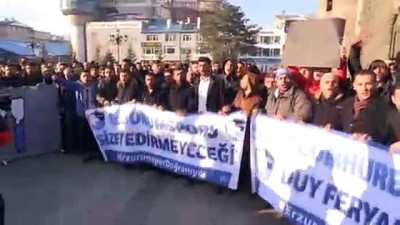 dera - Erzurumspor taraftarından TFF ve MHK tepkisi - ERZURUM Videosu