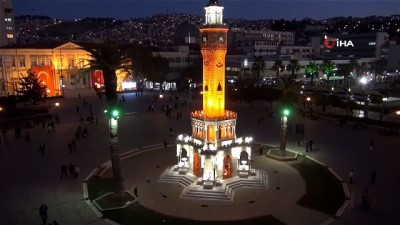 tarihi saat kulesi -  İzmir'in tarihi saat kulesi aslına uygun yenileniyor  Videosu