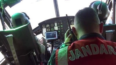 Kural ihlali yapan sürücüler helikopterli denetimle tespit edildi - KASTAMONU