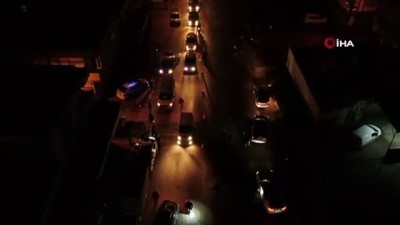 molotof kokteyli -  Polis havadan ve karadan takip etti suça geçit vermedi  Videosu