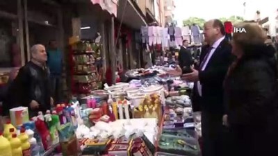 pazarci -  - Başkan Özakcan pazarda esnaf ve vatandaşı dinledi  Videosu