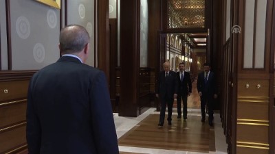 Erdoğan-Bahçeli görüşmesi başladı - ANKARA