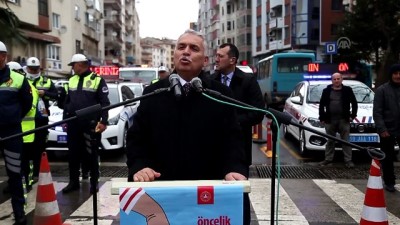 trafik guvenligi - 'Öncelik Hayatın, Öncelik Yayanın' kampanyası - TEKİRDAĞ  Videosu