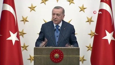  Cumhurbaşkanı Erdoğan, ” 75 milyar dolara doğru adımları atmamız lazım”