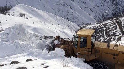 kar kalinligi - Dondurucu soğukta karla mücadele - BİTLİS Videosu