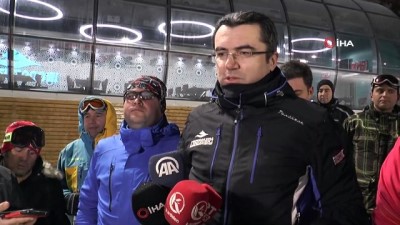 5 yildizli otel -  Erzurum protokolü Palandöken’de gece kayağı yaptı Videosu