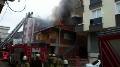 tekstil atolyesi - Sancaktepe'de iş yeri yangını - İSTANBUL  Videosu