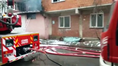 tekstil atolyesi - Sancaktepede yangin - İSTANBUL  Videosu