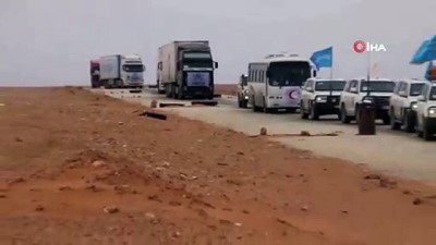 yardim konvoyu -  - BM, “ölüm Kampı'na En Büyük İnsani Yardımı Ulaştırdı  Videosu