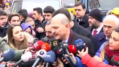 Kartal'da bina çökmesi - Bakan Soylu - İSTANBUL 