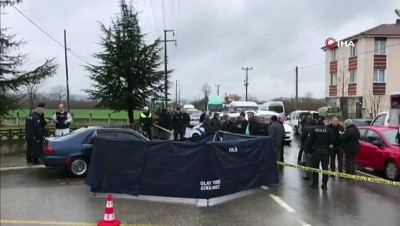 silahli kavga -  Çocuklarını eski eşine teslim etmeye gitti, öldürüldü  Videosu