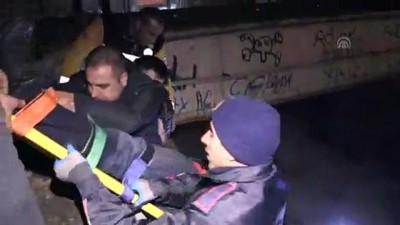 bild - Kars'ta su kanalına düşen kişi kurtarıldı Videosu