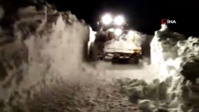 kayak merkezi -  2 bin 800 rakımda zorlu karla mücadele  Videosu