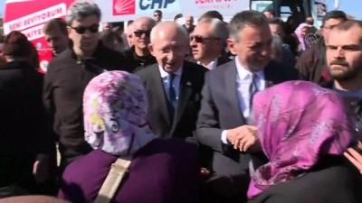 CHP Genel Başkanı Kemal Kılıçdaroğlu Uşak'ta 