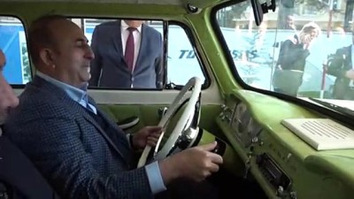 Dışişleri Bakanı Çavuşoğlu, 'Devrim' otomobiline bindi - ESKİŞEHİR