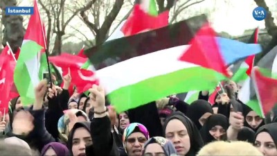 sivil toplum kurulusu - Filistinli Kadınlar İçin İstanbul’da Yürüyüş Düzenlendi Videosu