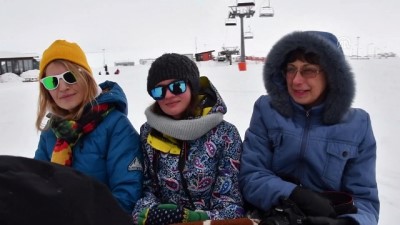 kayak tutkunlari - Kardan figürler ve maketlere yoğun ilgi - KARS  Videosu