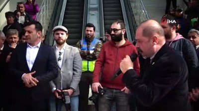  Kartal’da İnş. Müh. Abdurrahman Ağaç yürüyen merdiveni açıldı