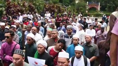 Malezya'da Hz. Muhammed'e yönelik hakaret protesto edildi - KUALA LUMPUR 