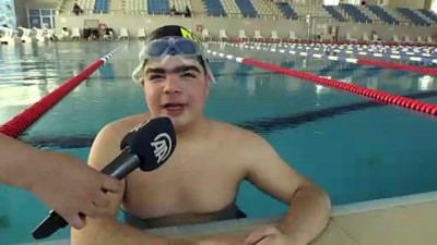 Özel yüzücü Görkem'in hayali milli forma - NİĞDE 