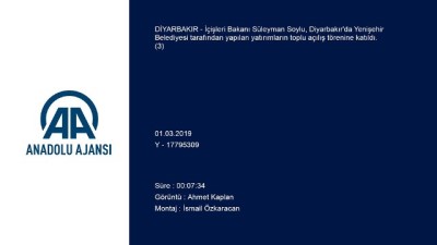 Soylu: ''Onların ipi ABD'nin Avrupa'nın elinde bizim ipimiz sizin elinizde'' - DİYARBAKIR