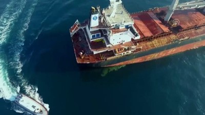 deniz ucagi - Denizi kirleten gemiler havadan görüntülendi - İSTANBUL  Videosu