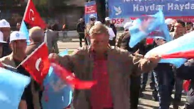 afad - DSP'li Haydar Yılmaz seçim kampanyasını başlattı - ANKARA Videosu