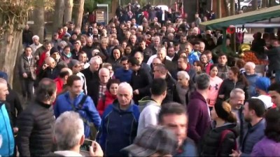  Seçim turuna mola veren İmamoğlu Belgrad Ormanı'nda yürüyüşe çıktı 