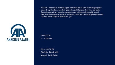 karbonmonoksit - Karbonmonoksit zehirlenmesi: 5 ölü (4) - ADANA Videosu