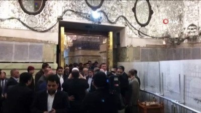 turbe ziyareti -  - Ruhani'nin Bağdat’ta ilk durağı İmam Kazım türbesi oldu  Videosu