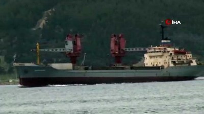 kargo gemisi -  Rus askeri kargo gemisi Çanakkale Boğazı’ndan geçti  Videosu