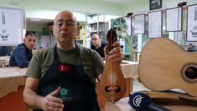 baglama - Babalarının yaptığı enstrümanları çocukları çalıyor - TEKİRDAĞ  Videosu